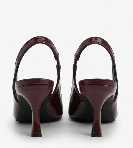 Siren Slingback - Burgundy