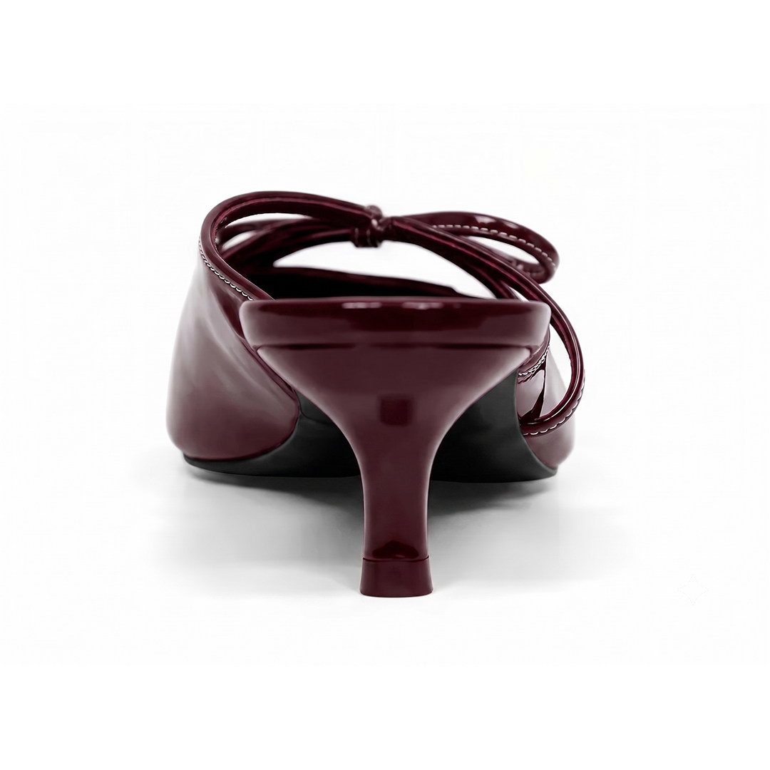 Bow Down - Burgundy