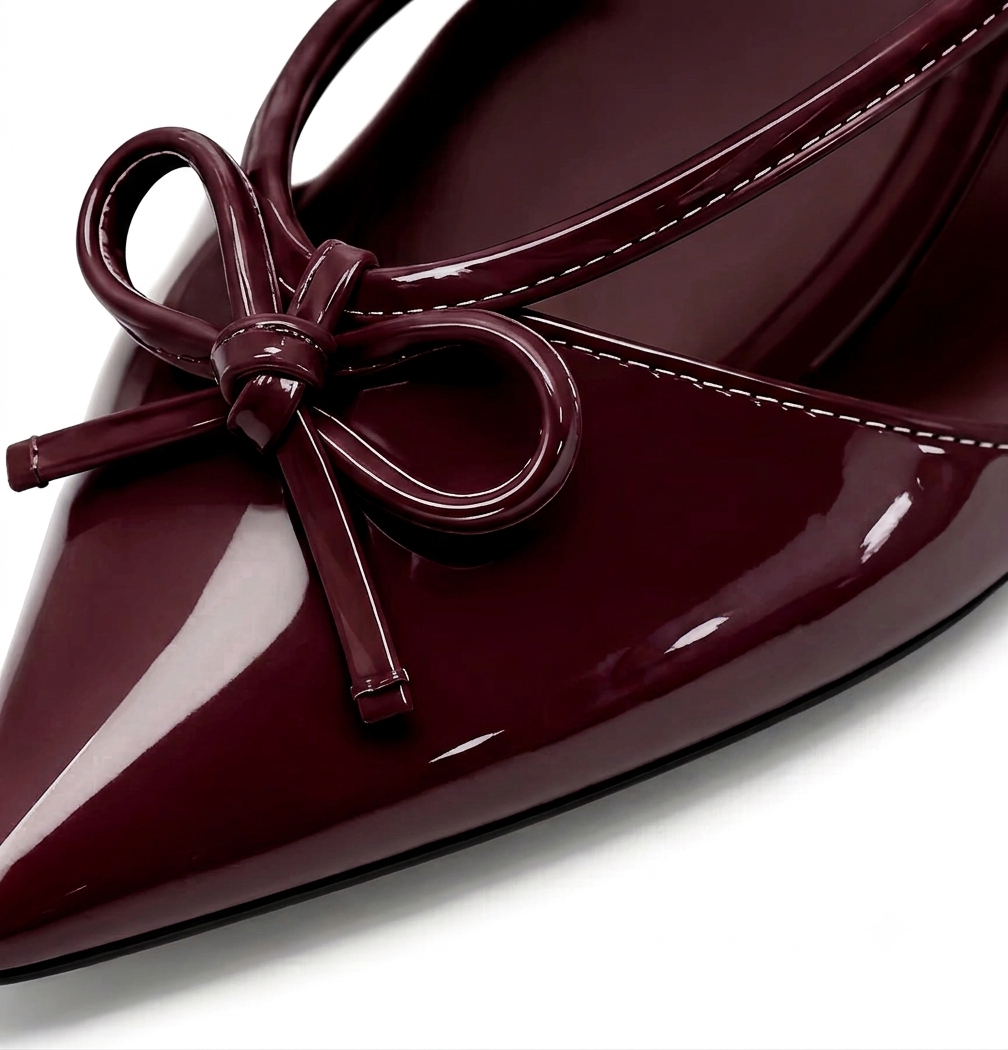 Bow Down - Burgundy