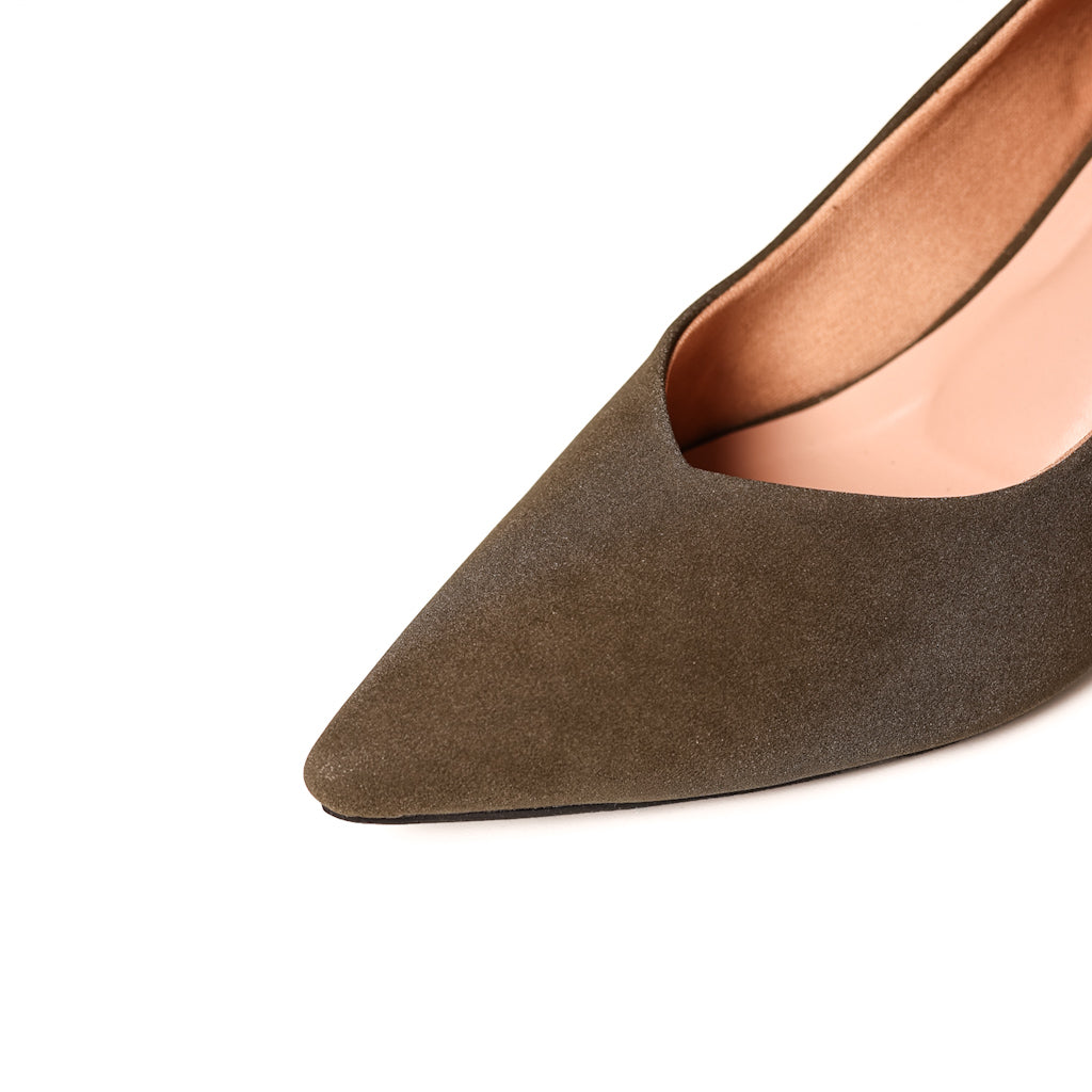 Hush Suede - Olive