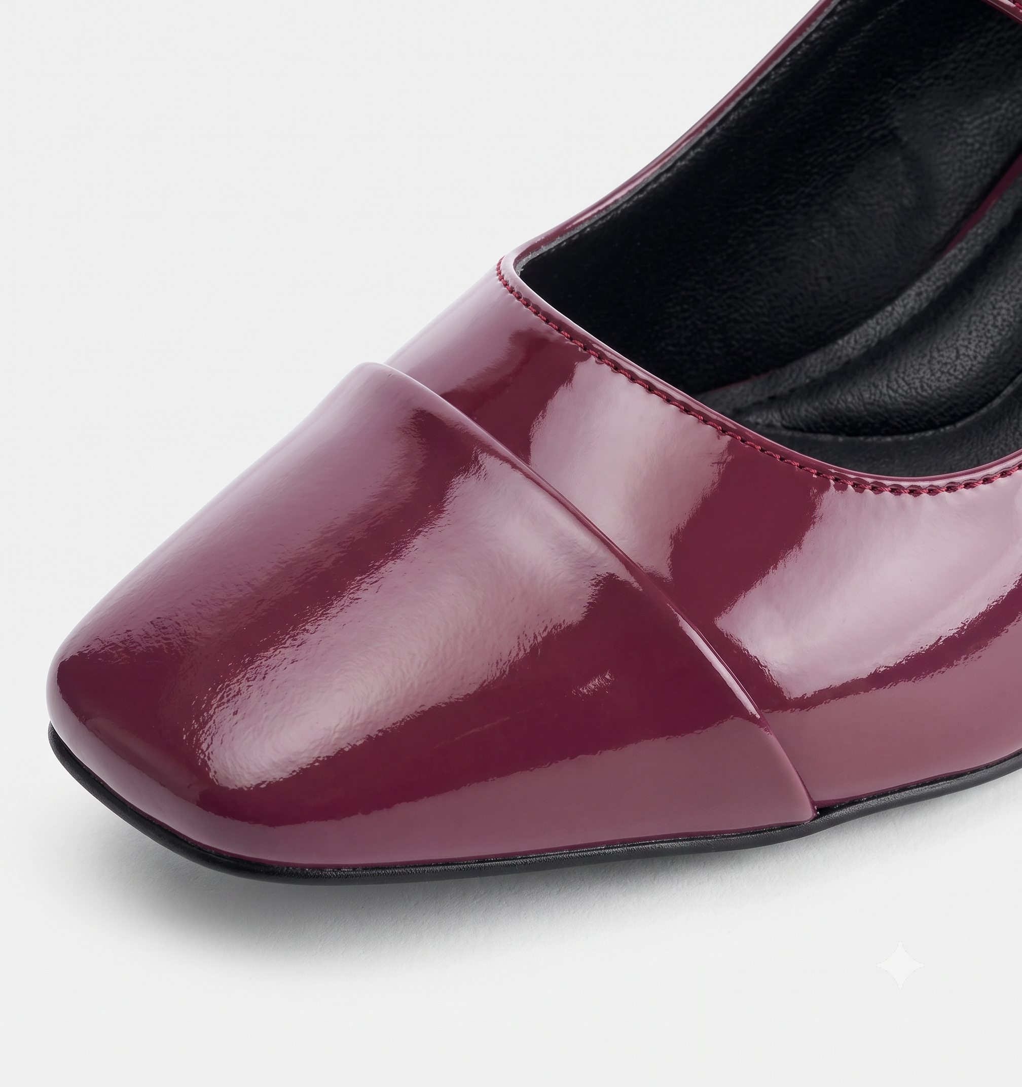 Classic Mary Janes - Burgundy