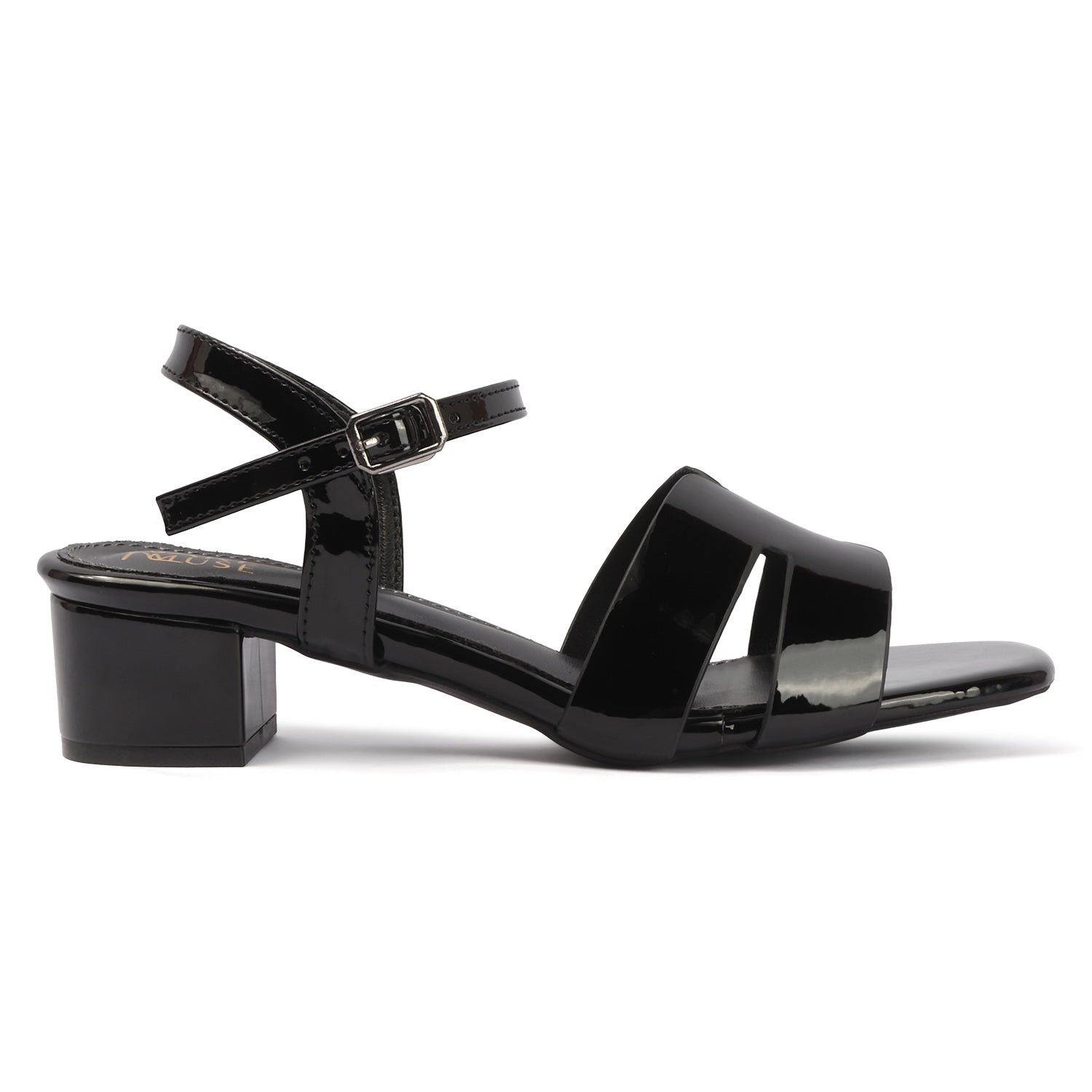 H-Buckle Sandal - Black