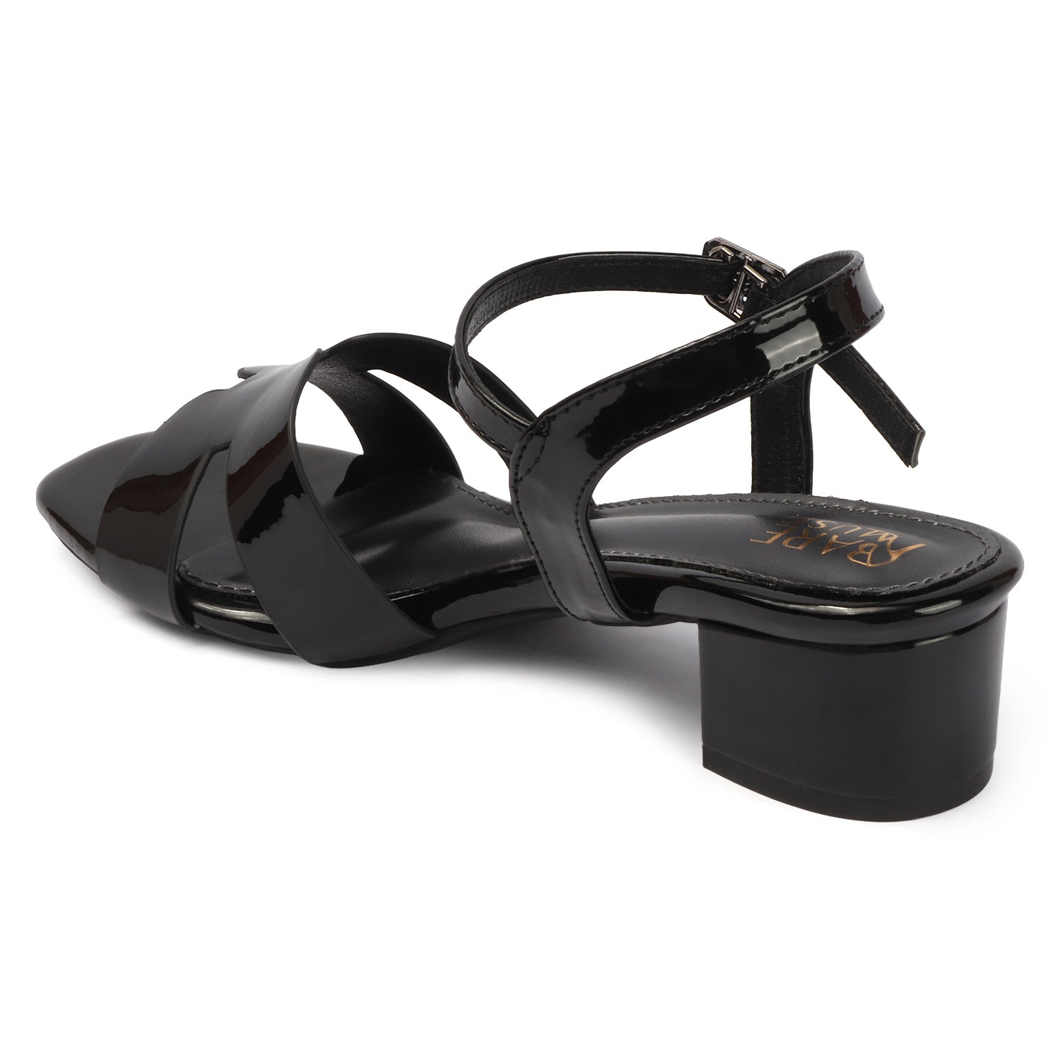 H-Buckle Sandal - Black