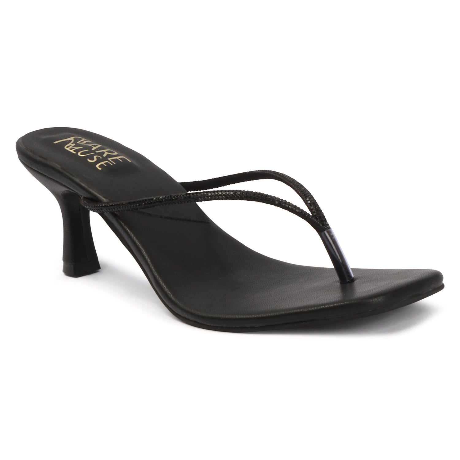 Dusk String Heel - Black