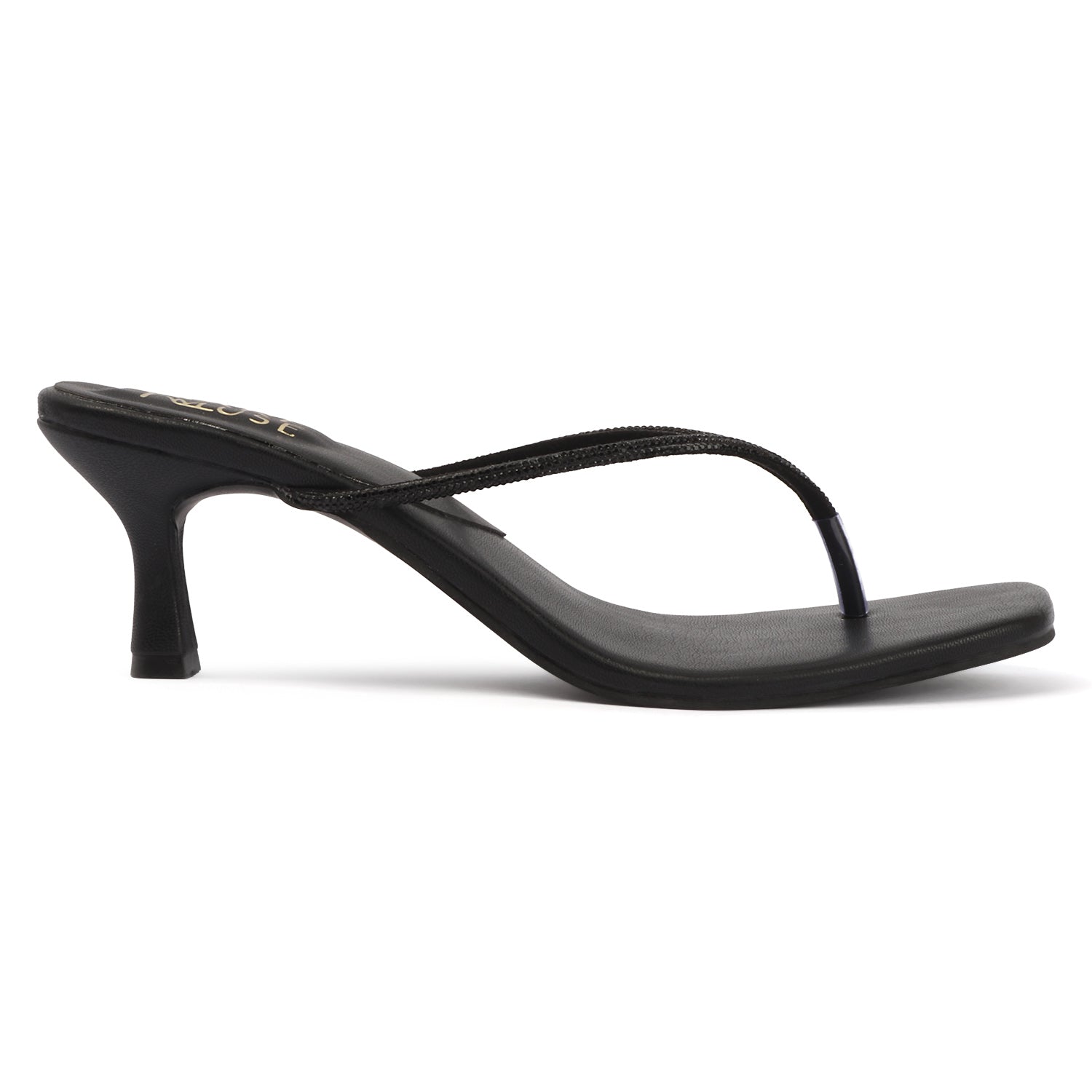 Dusk String Heel - Black