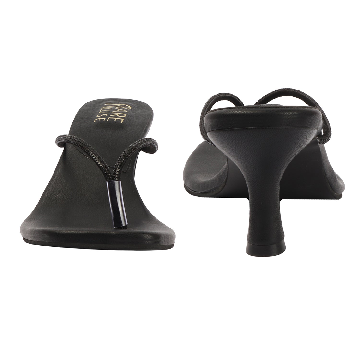 Dusk String Heel - Black