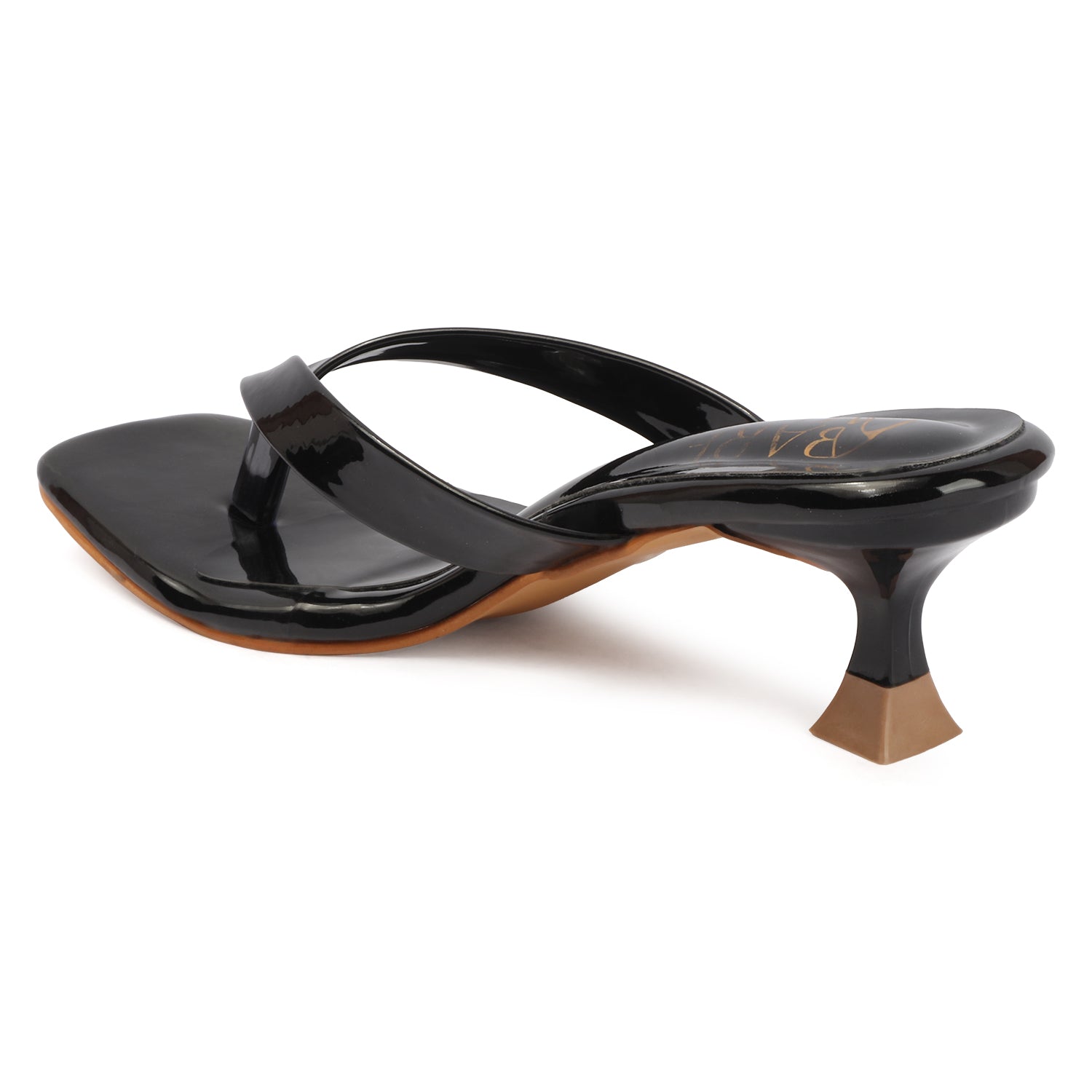Molten Thong Heel - Black
