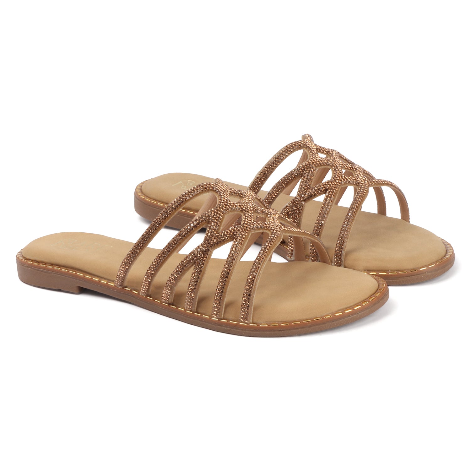 Glitz Web Flat - Bronze