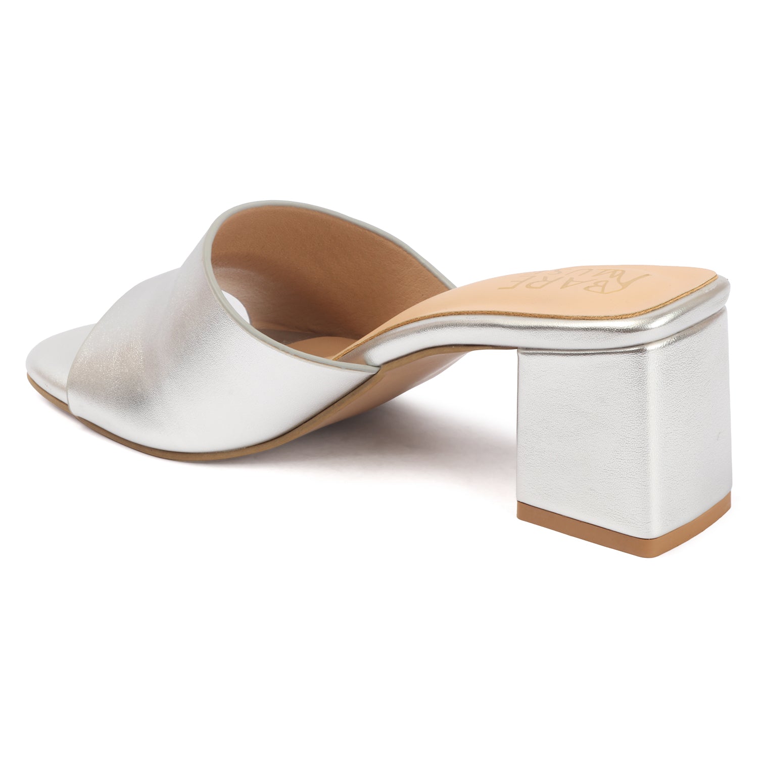Block Mules - Silver