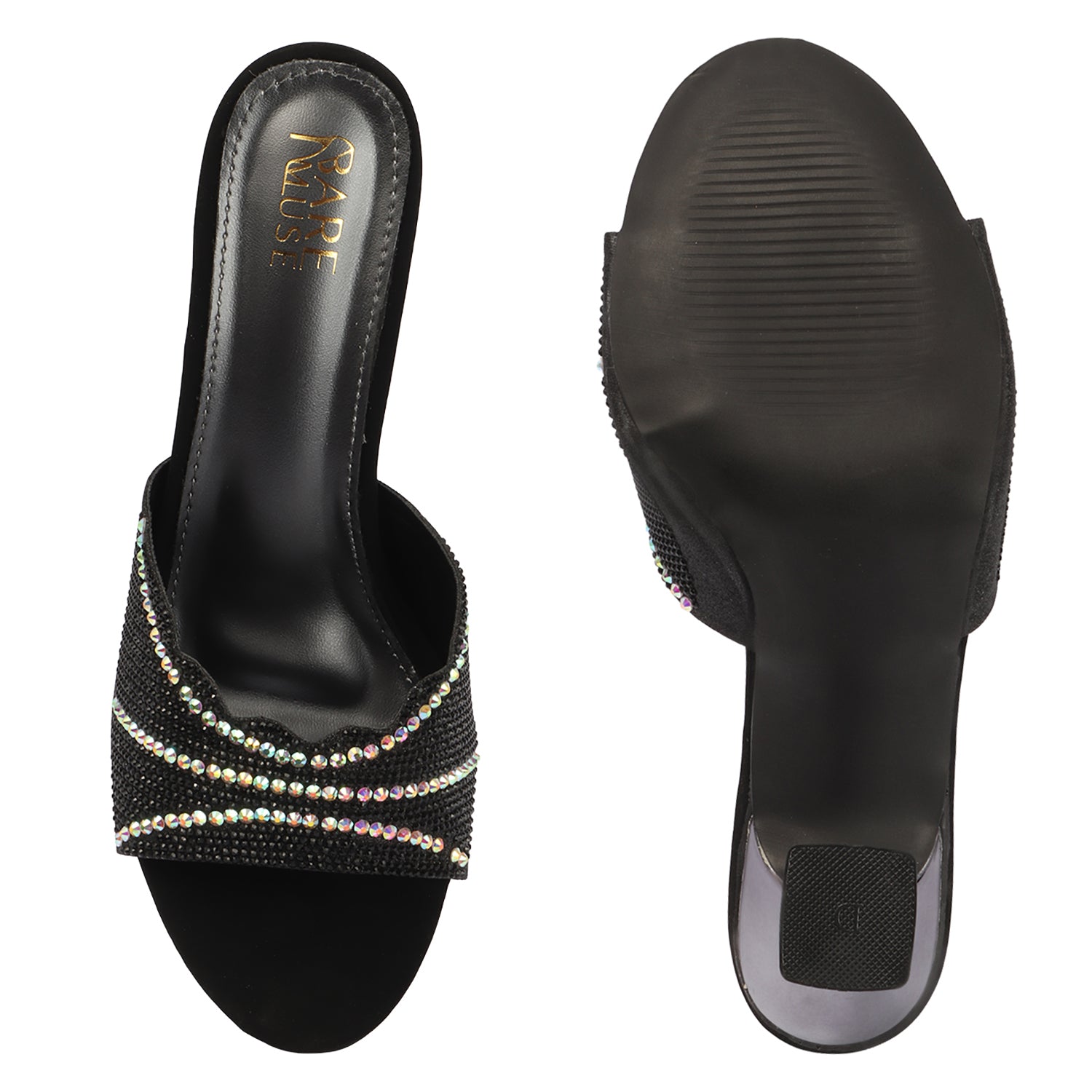 Drizzle Heel - Black