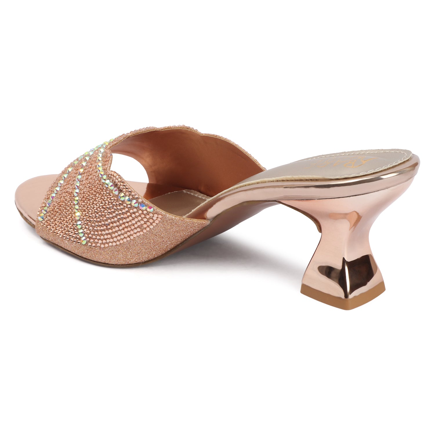 Drizzle Heel - Rose Gold