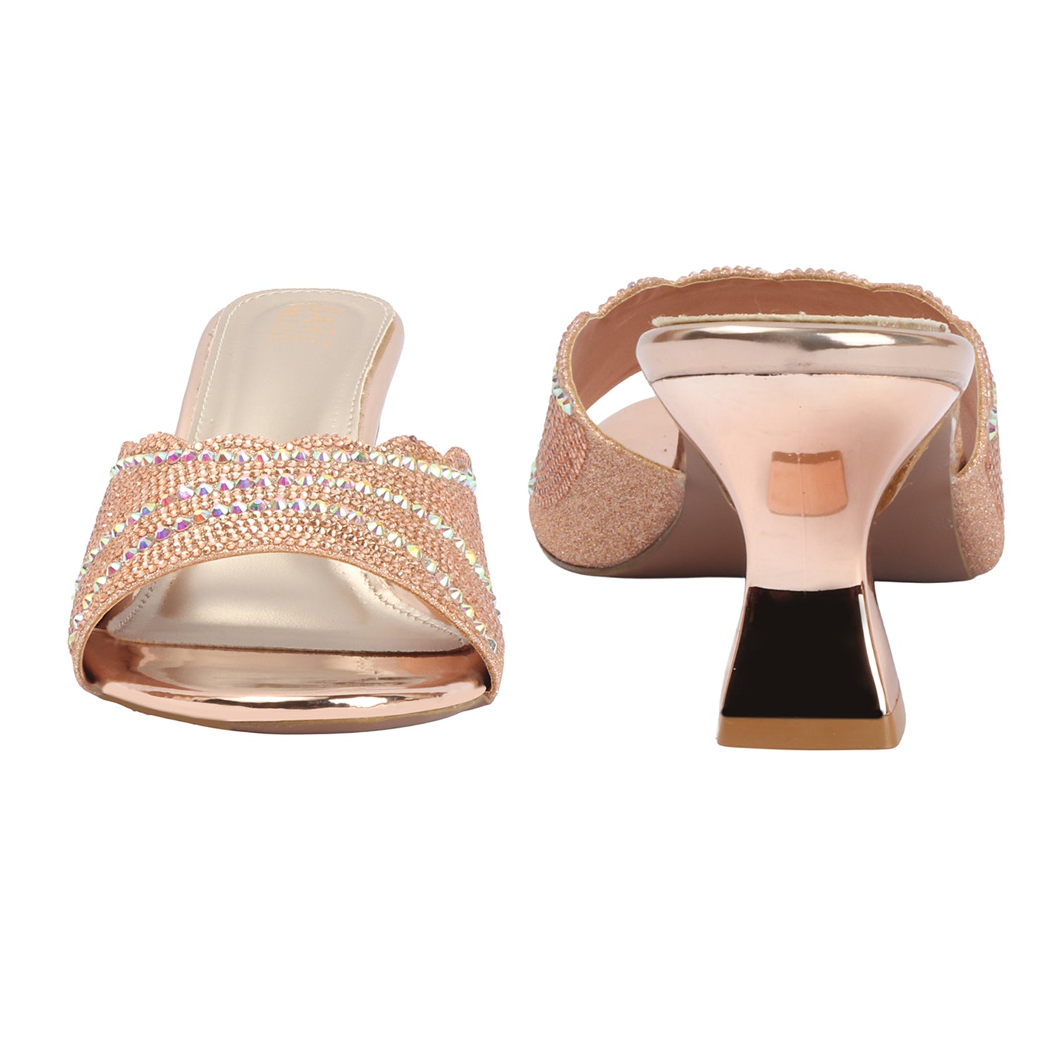 Drizzle Heel - Rose Gold