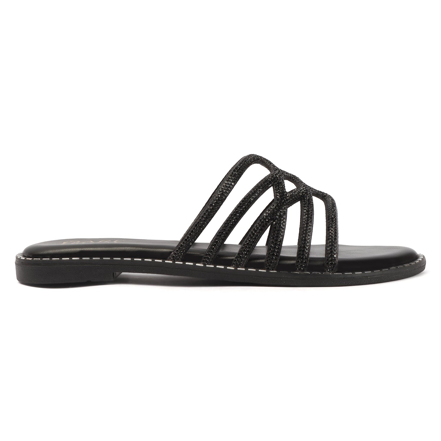 Glitz Web Flat - Black