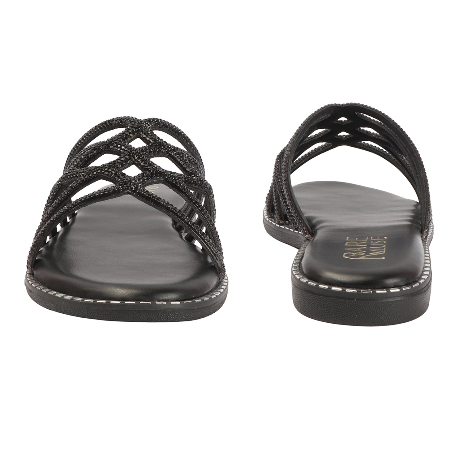 Glitz Web Flat - Black