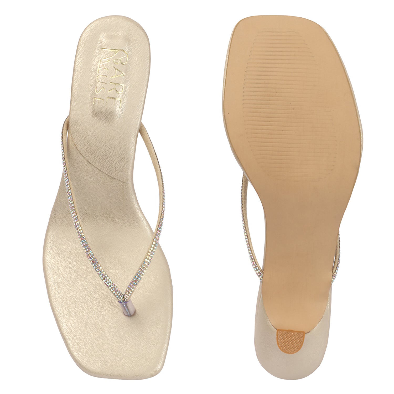 Dusk String Heel - Cream