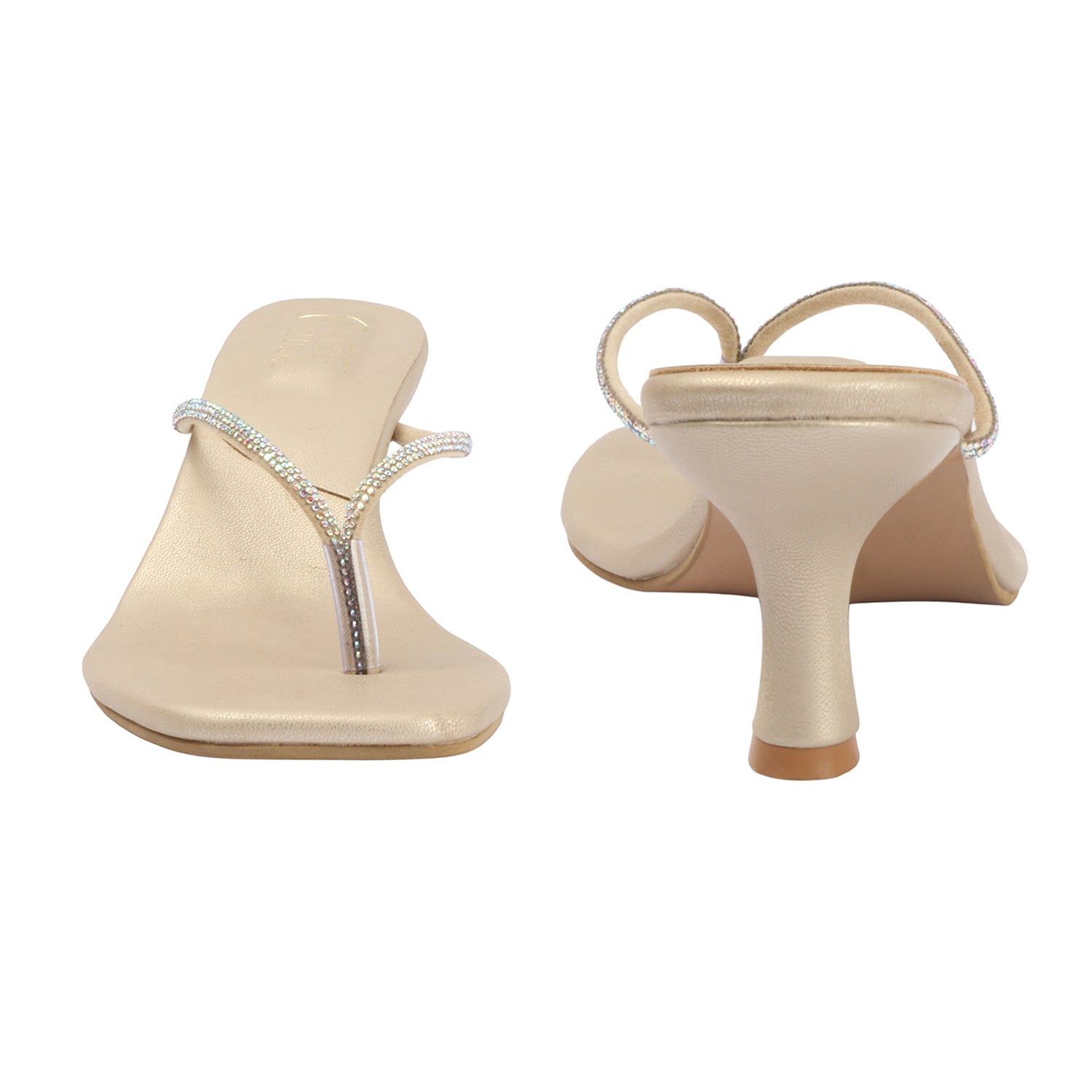Dusk String Heel - Cream