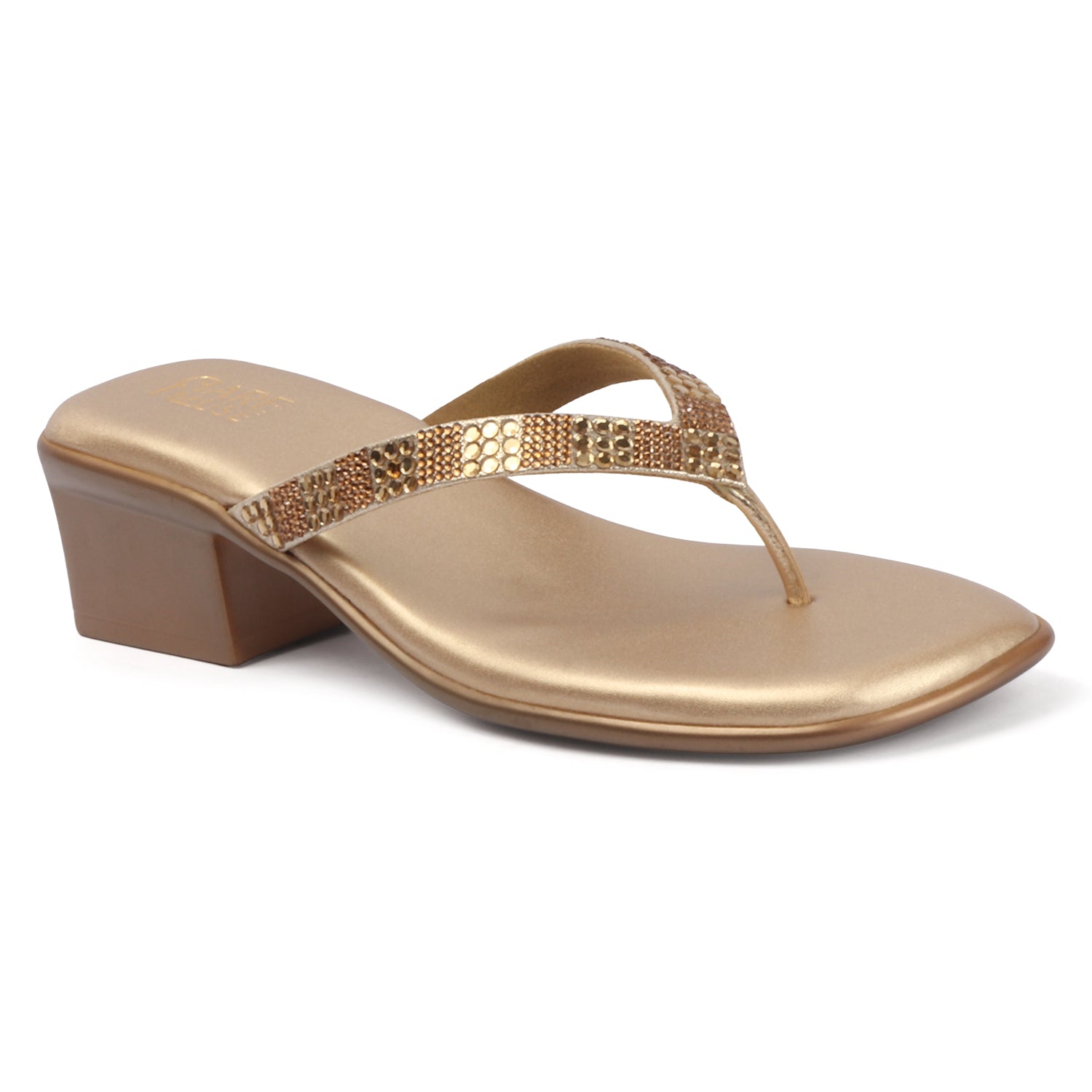 Pavé Heel - Gold