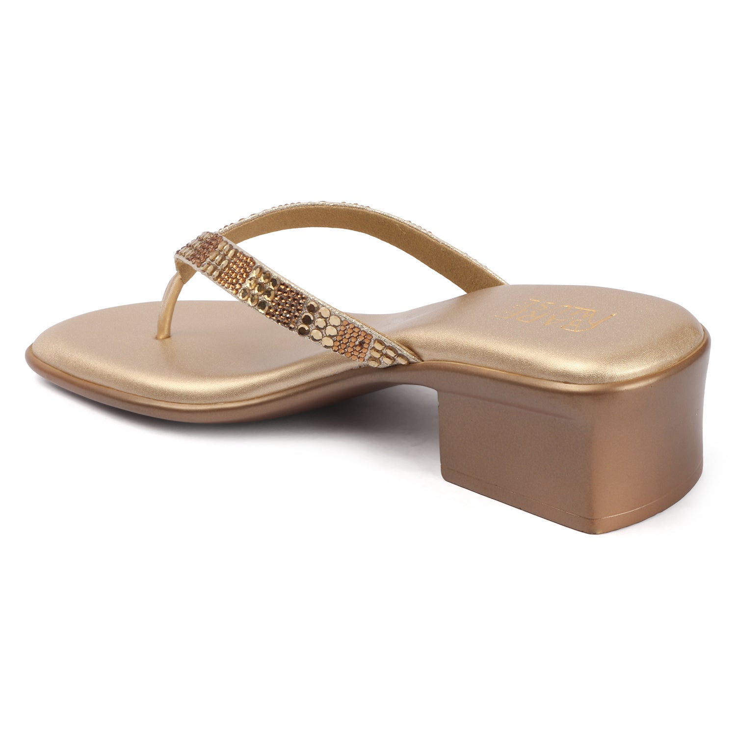 Pavé Heel - Gold