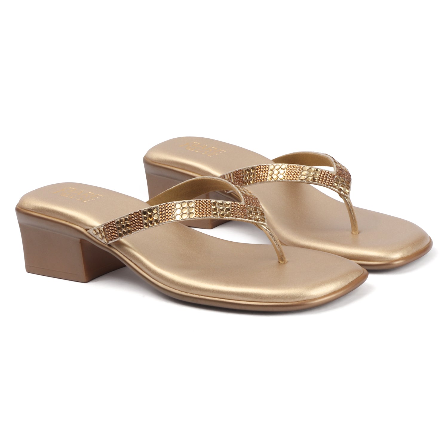 Pavé Heel - Gold