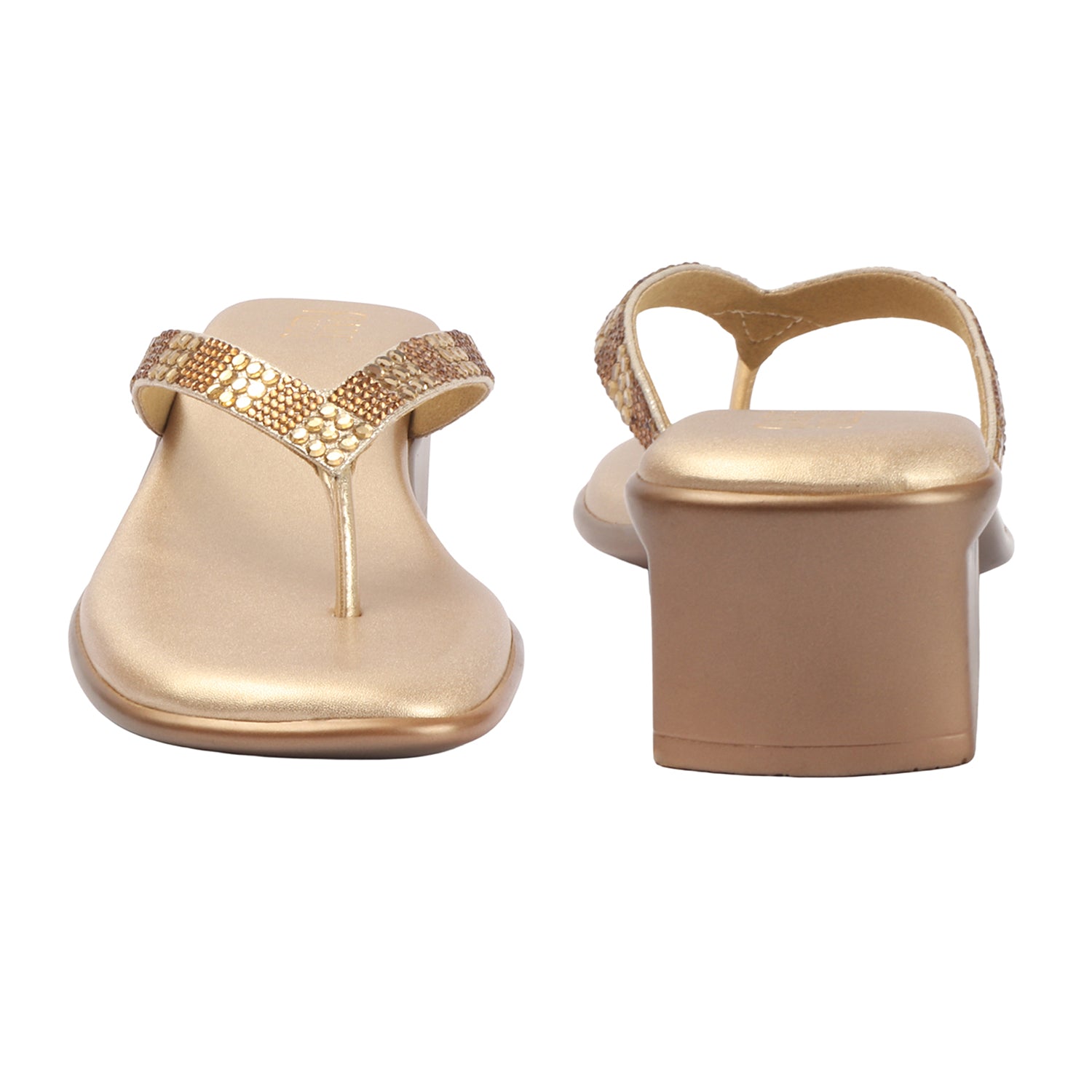 Pavé Heel - Gold