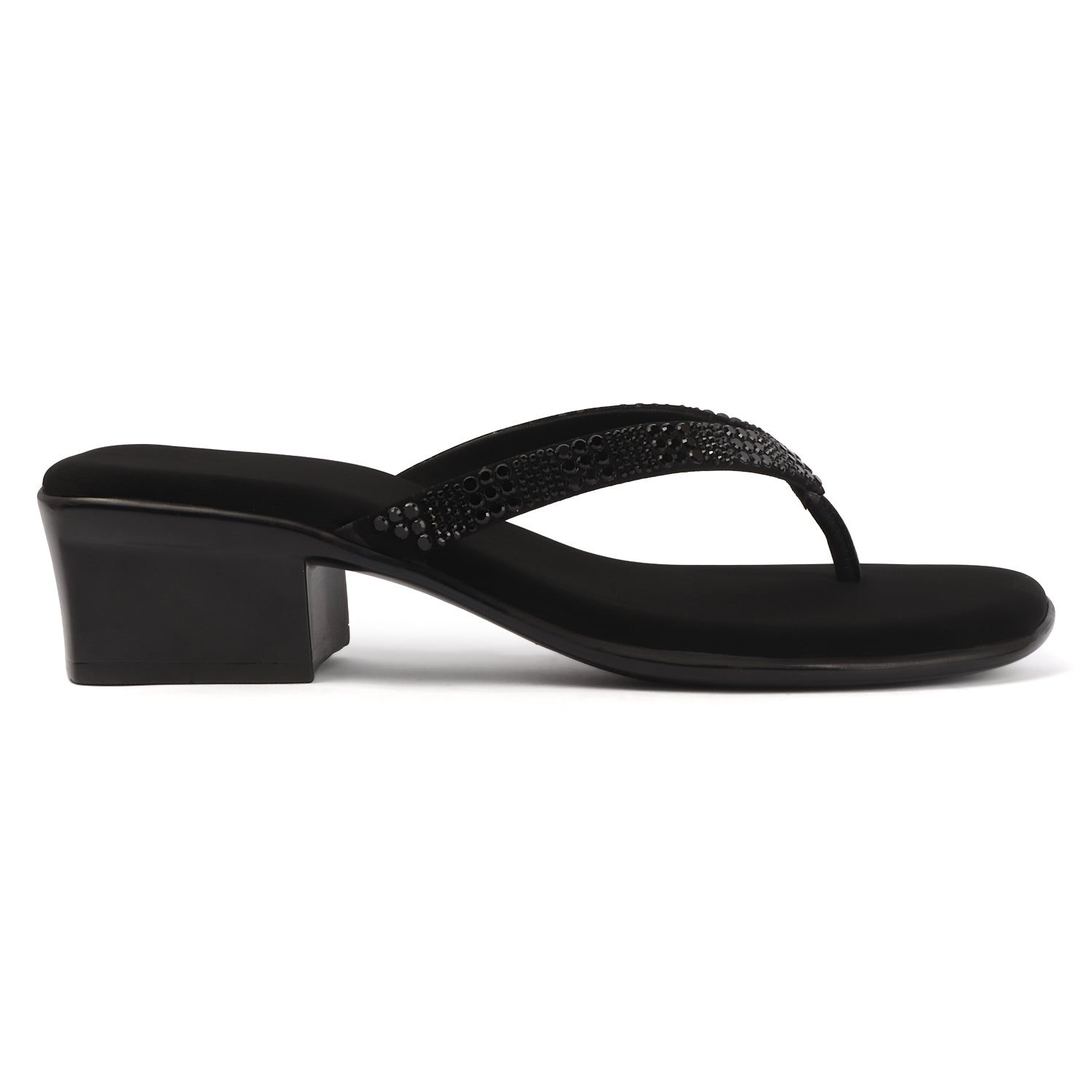 Pavé Heel - Black