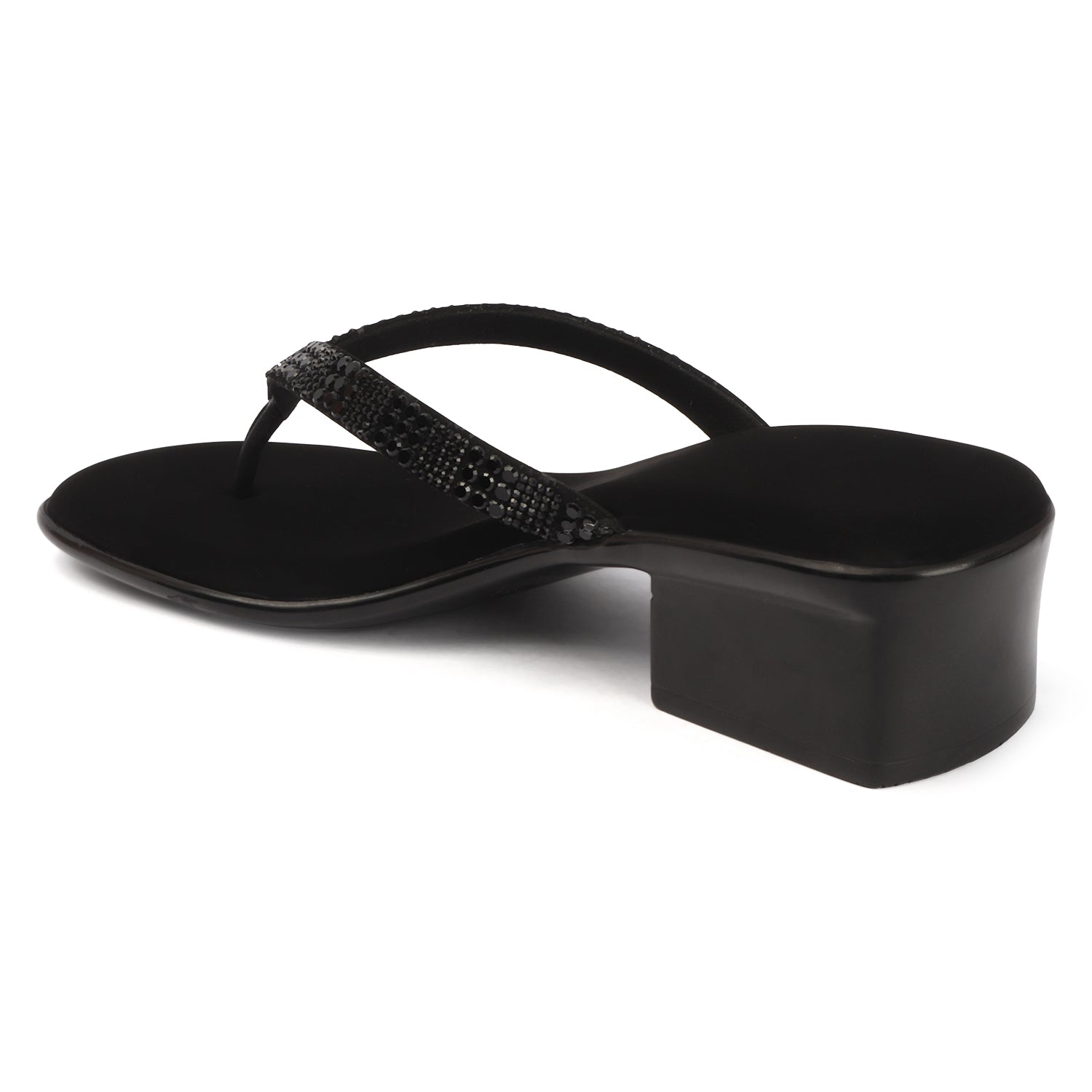 Pavé Heel - Black