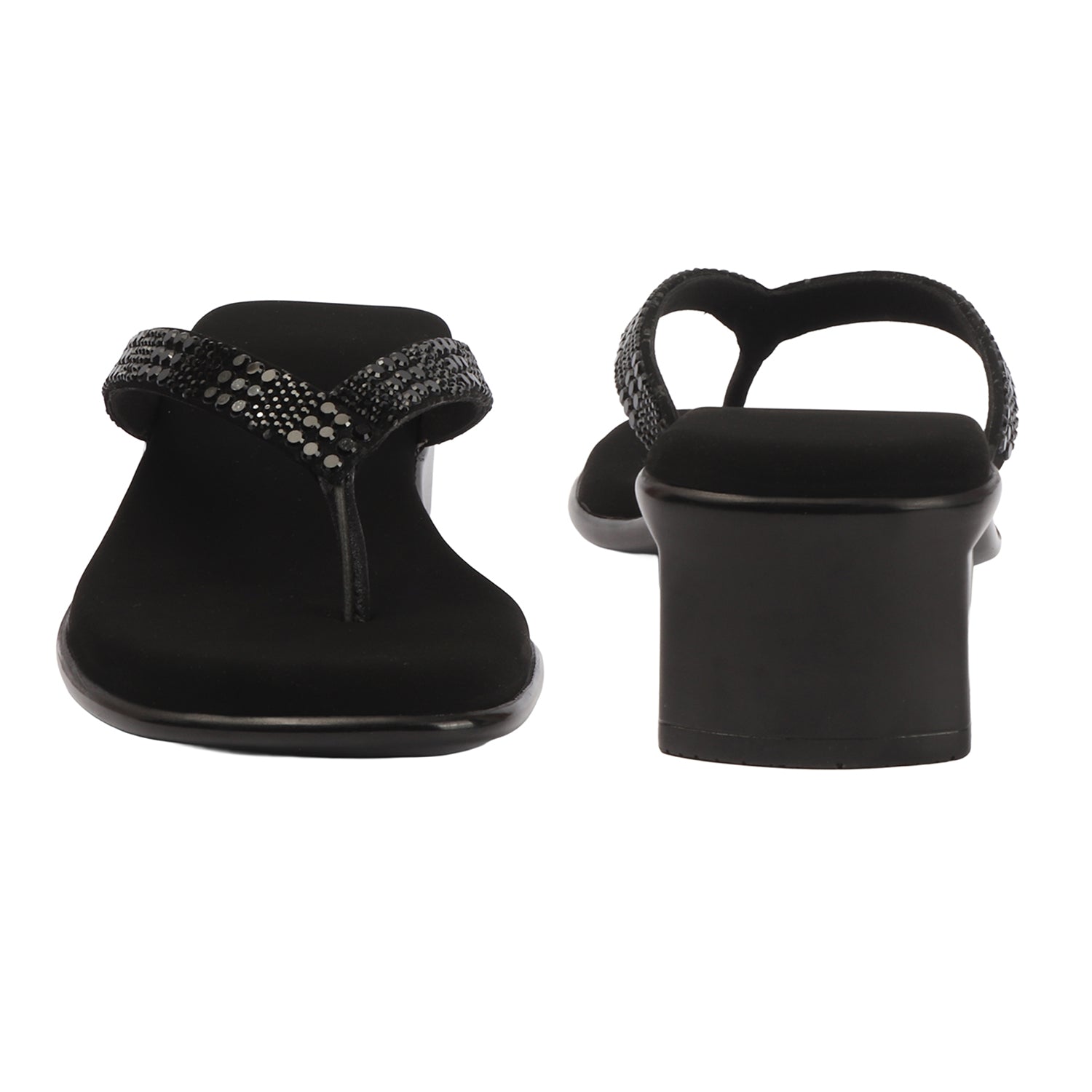 Pavé Heel - Black