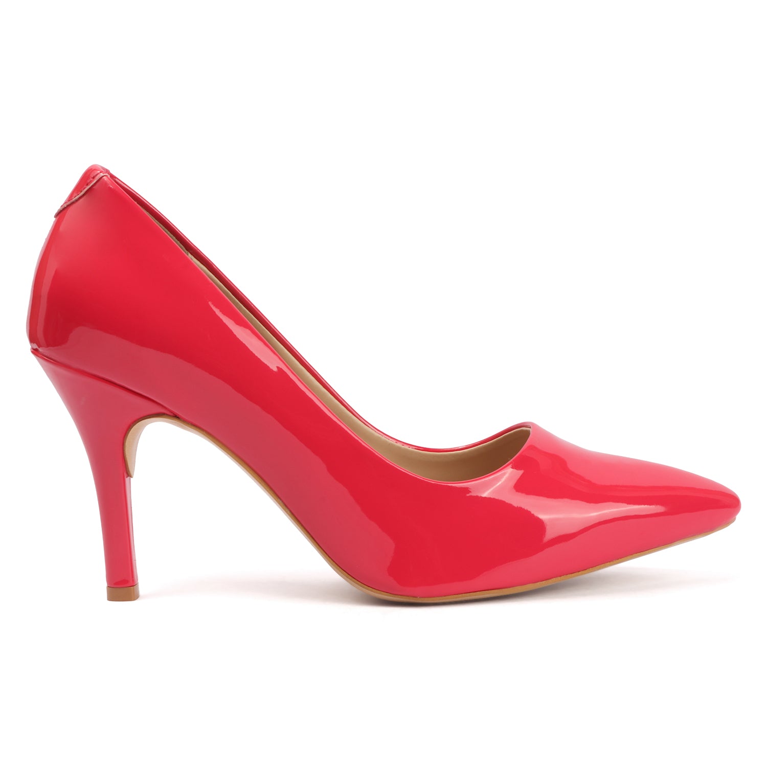 Glazed Pump - Red