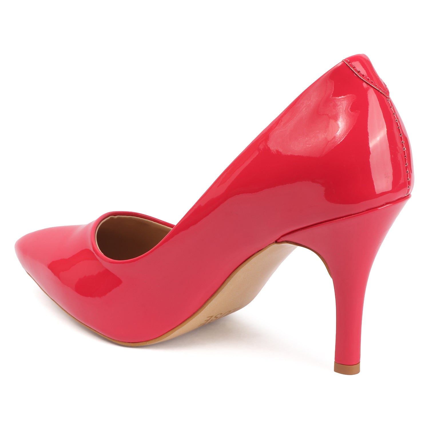 Glazed Pump - Red