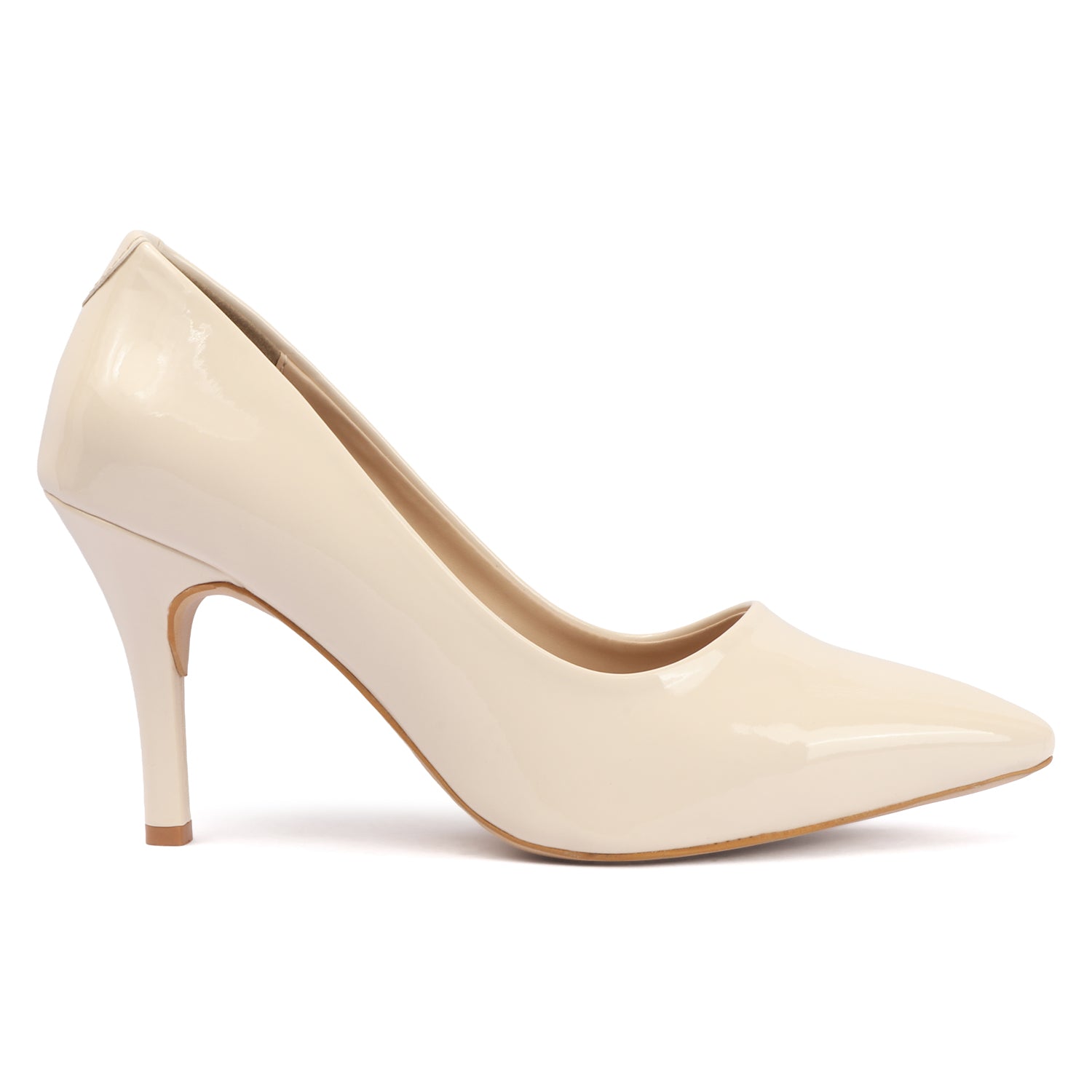 Glazed Pump - Nude