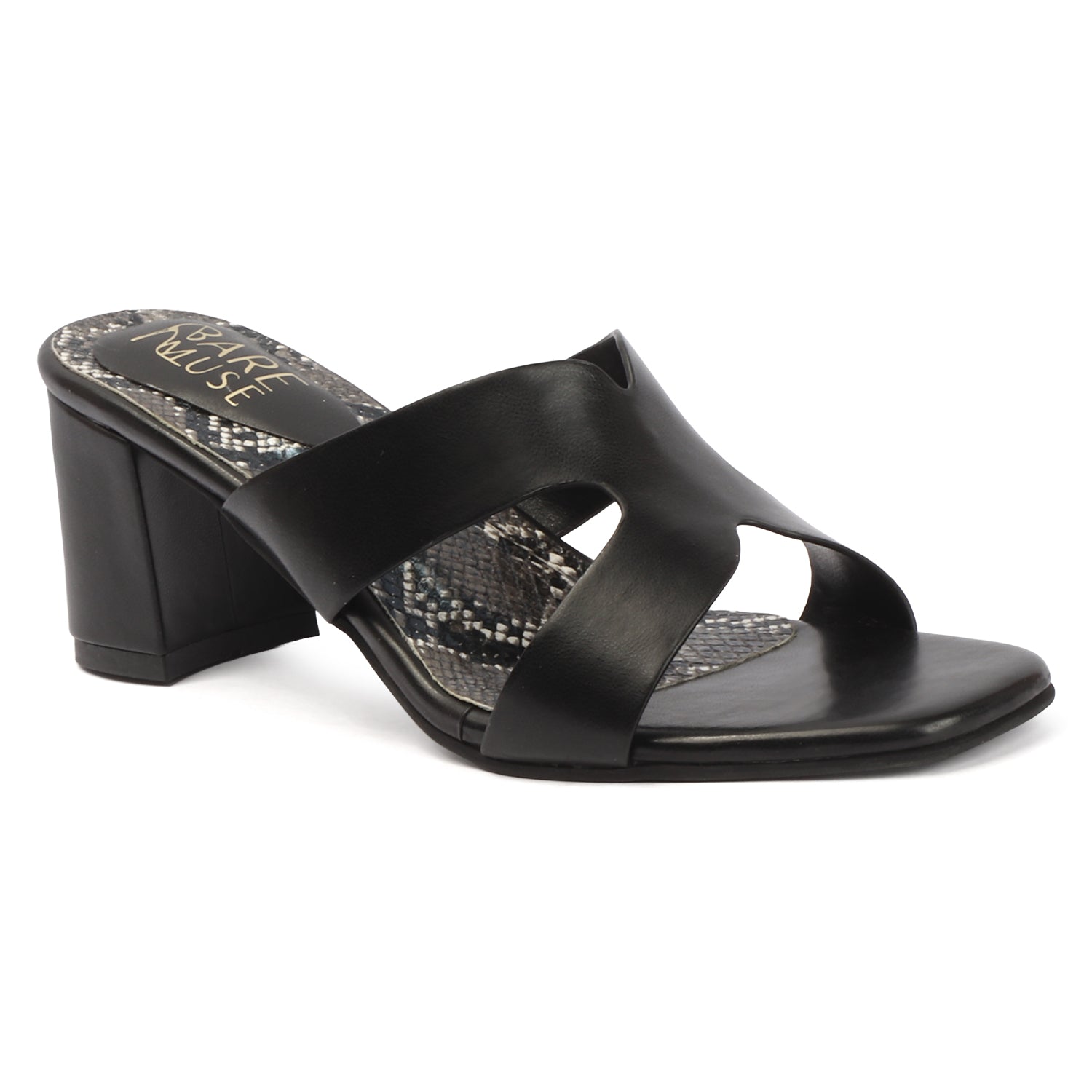 Snake Block Mule - Black