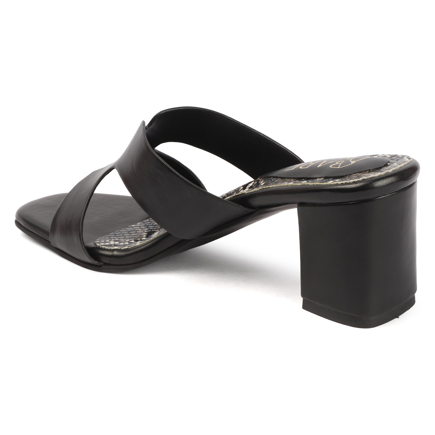 Snake Block Mule - Black