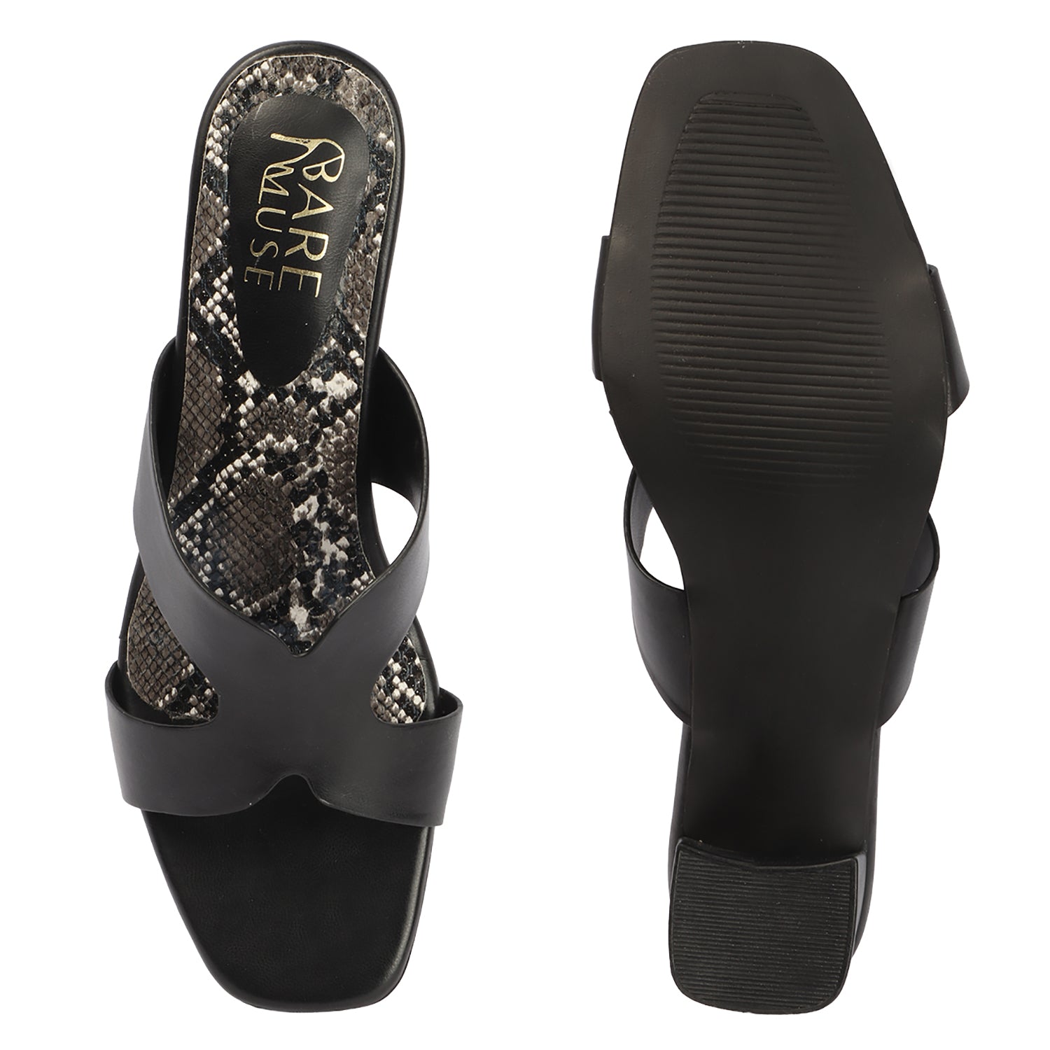Snake Block Mule - Black