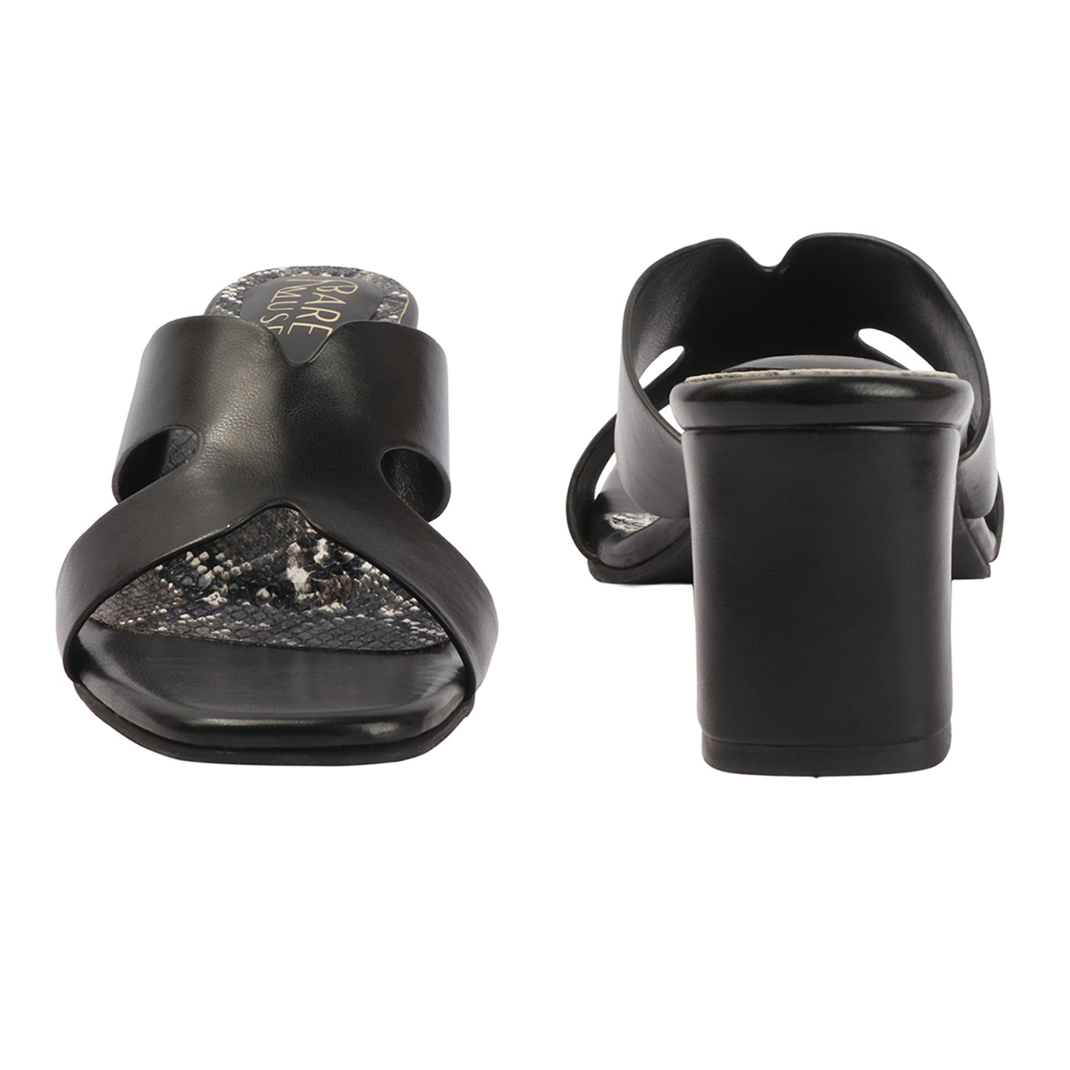 Snake Block Mule - Black