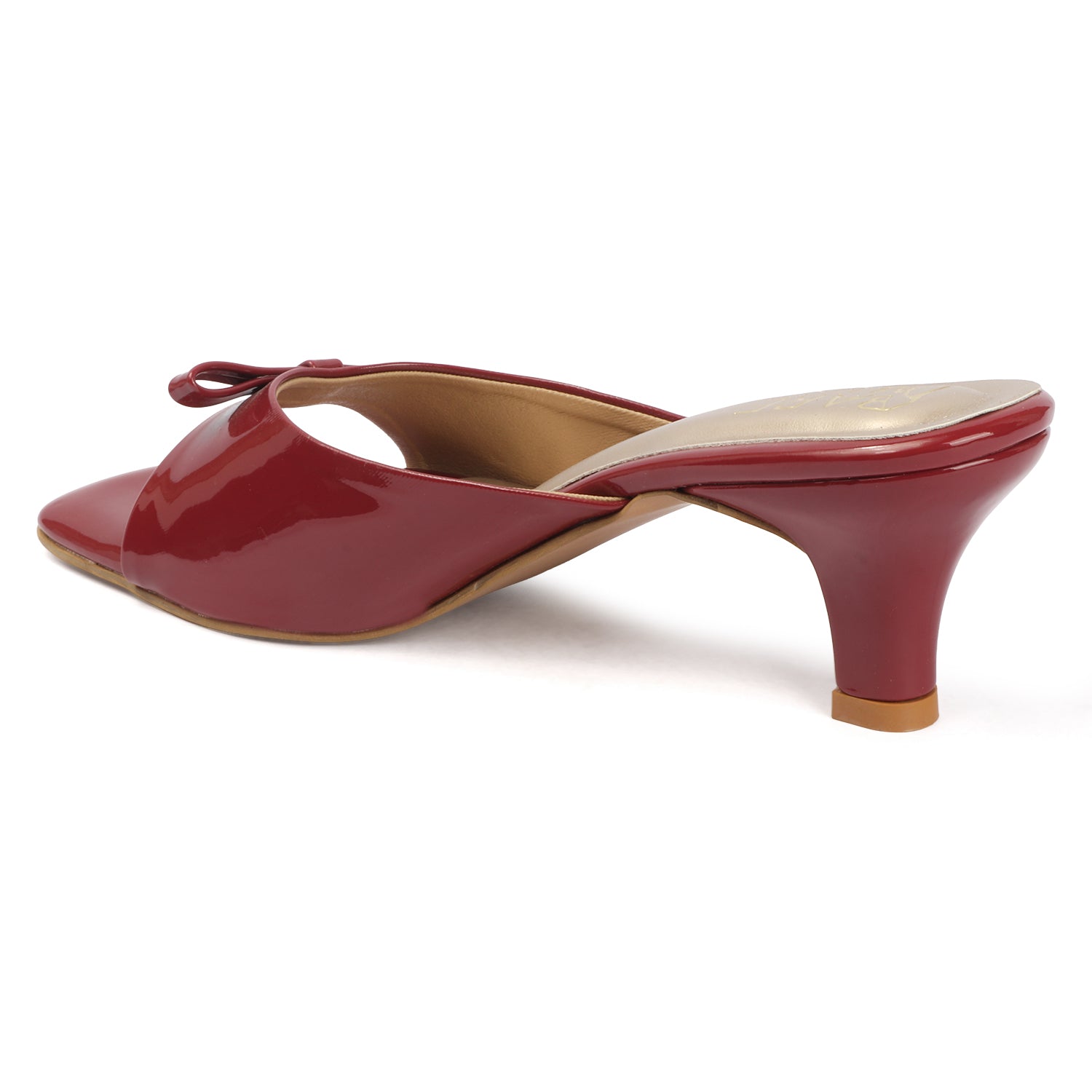 Bow Knot Heel - Cherry