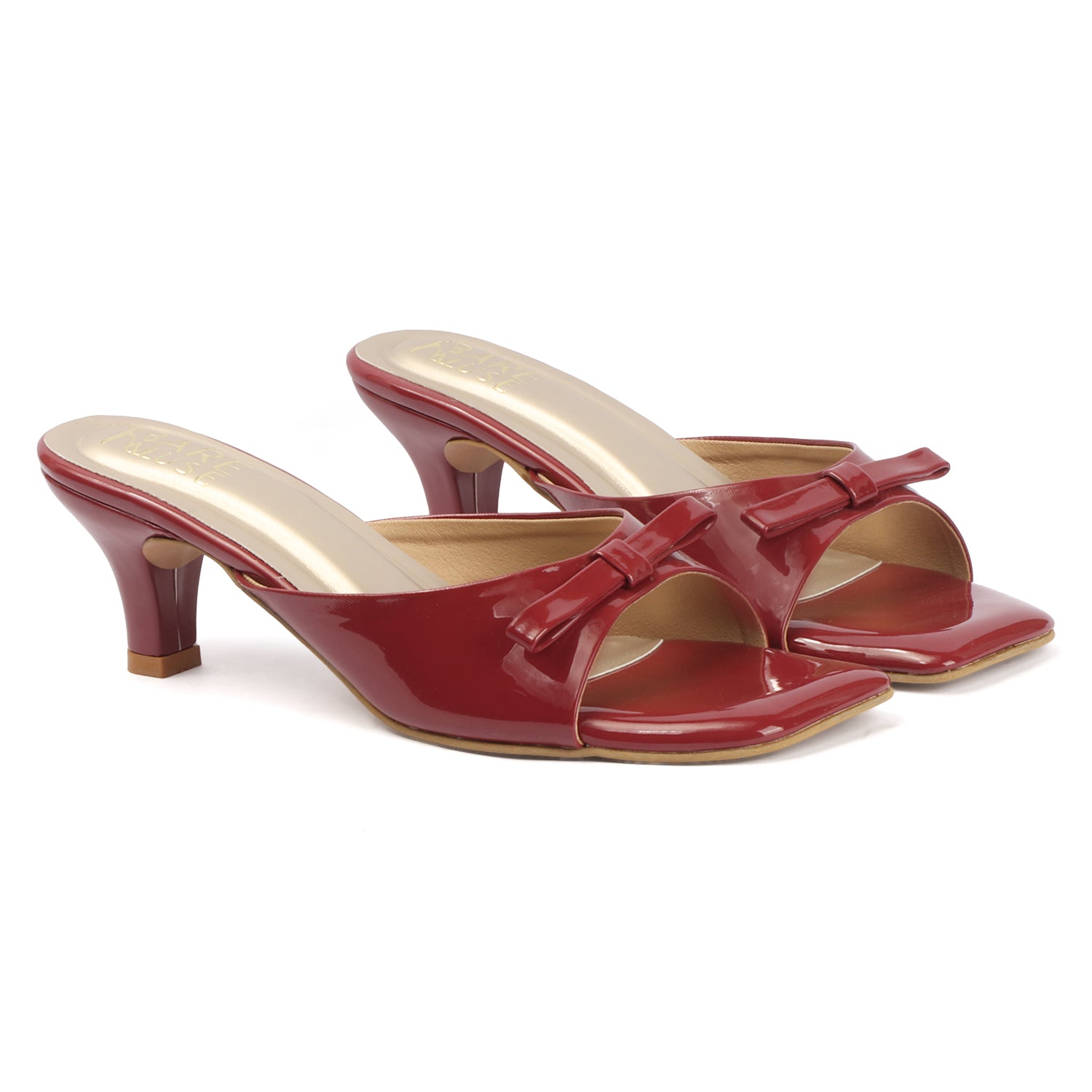 Bow Knot Heel - Cherry