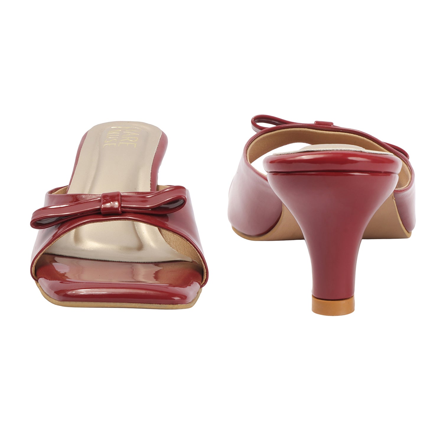 Bow Knot Heel - Cherry