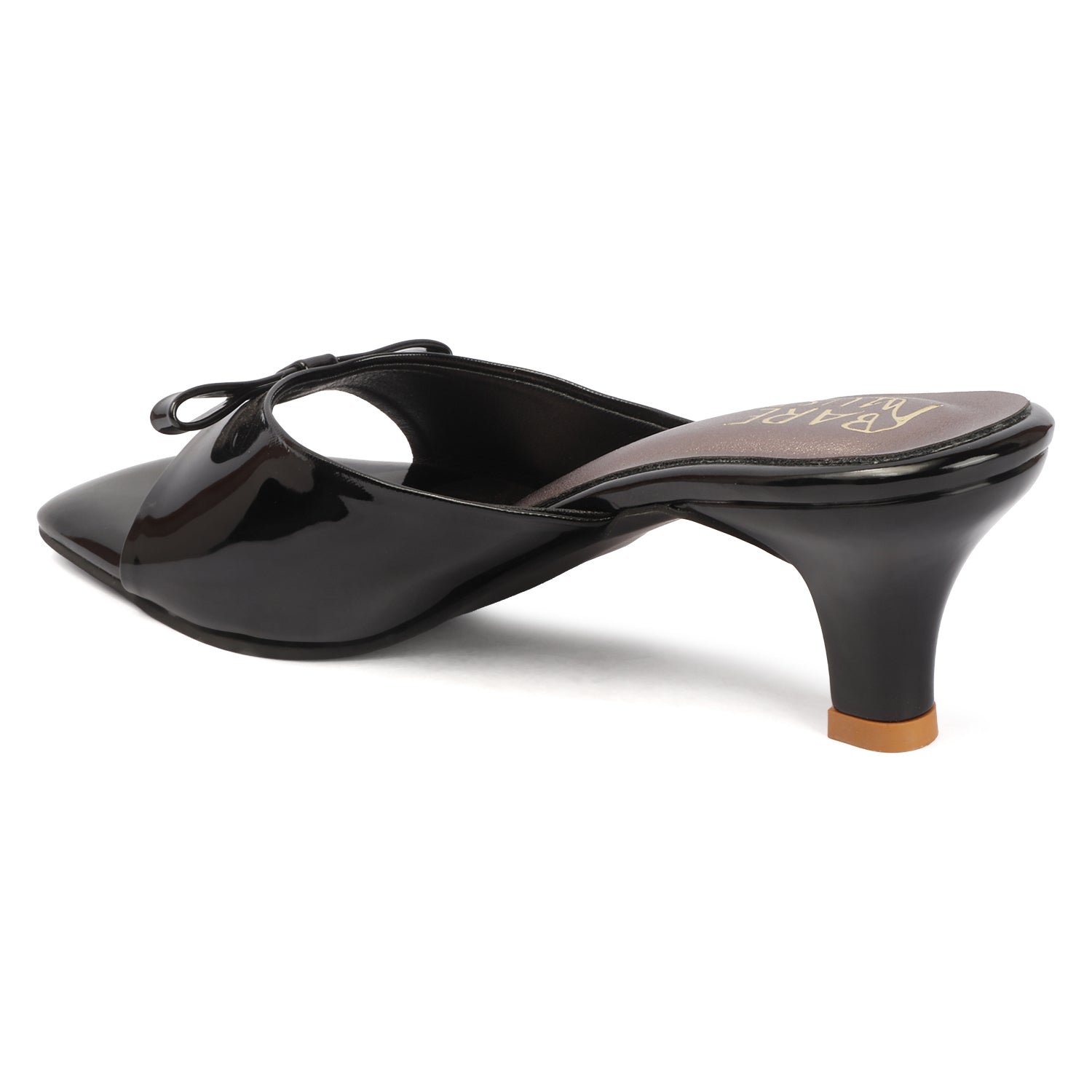 Bow Knot Heel - Black