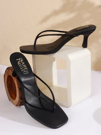 Dusk String Heel - Black