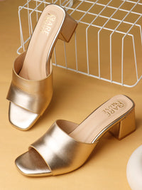 Block Mules - Golden