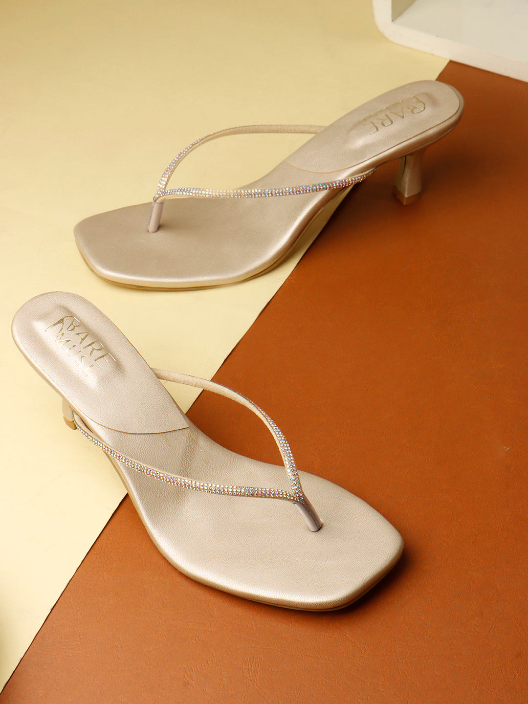 Dusk String Heel - Cream