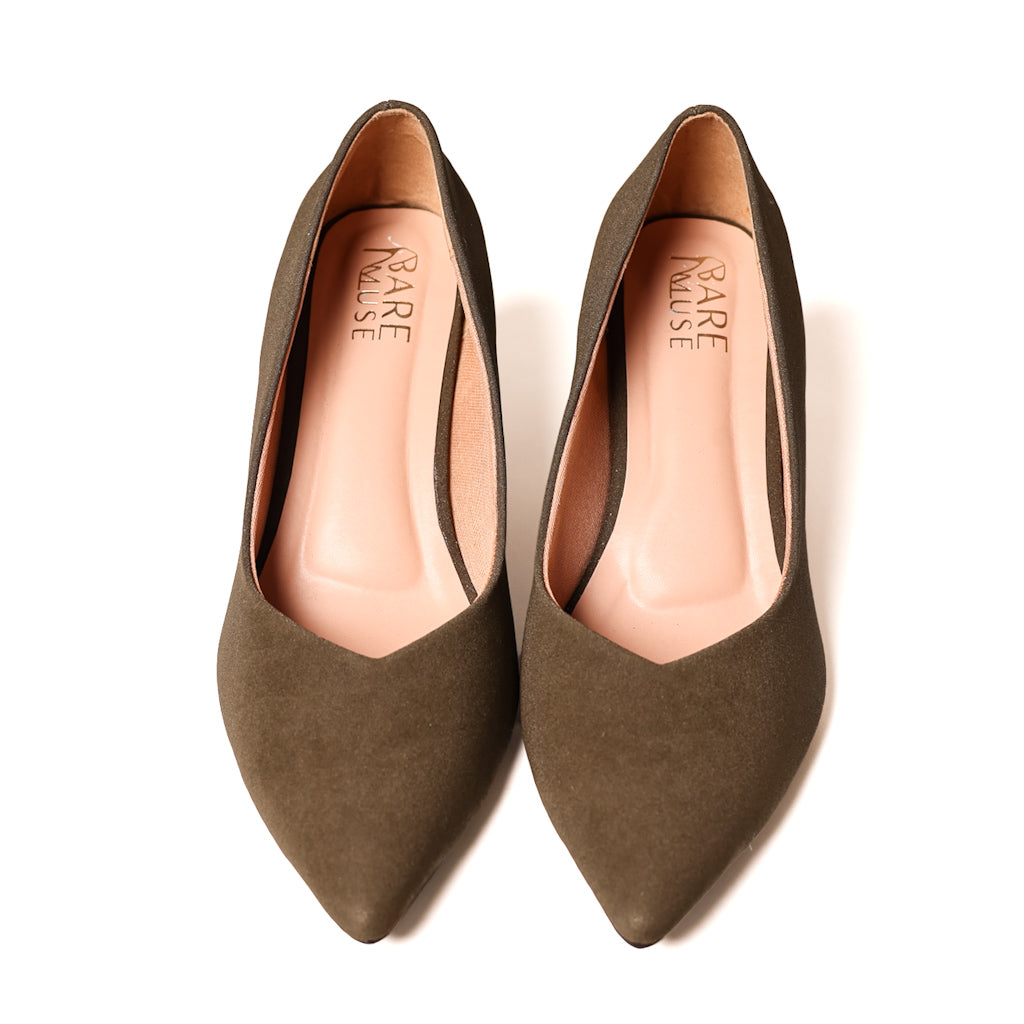 Hush Suede - Olive