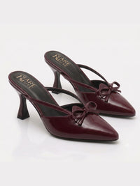Bow Down - Burgundy