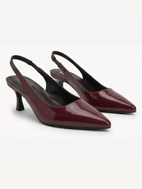Siren Slingback - Burgundy