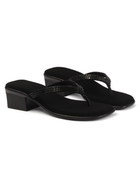 Pavé Heel - Black