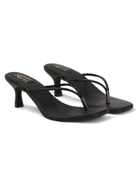 Dusk String Heel - Black