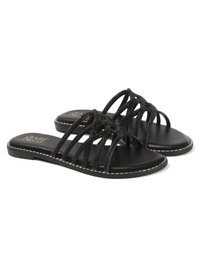 Glitz Web Flat - Black