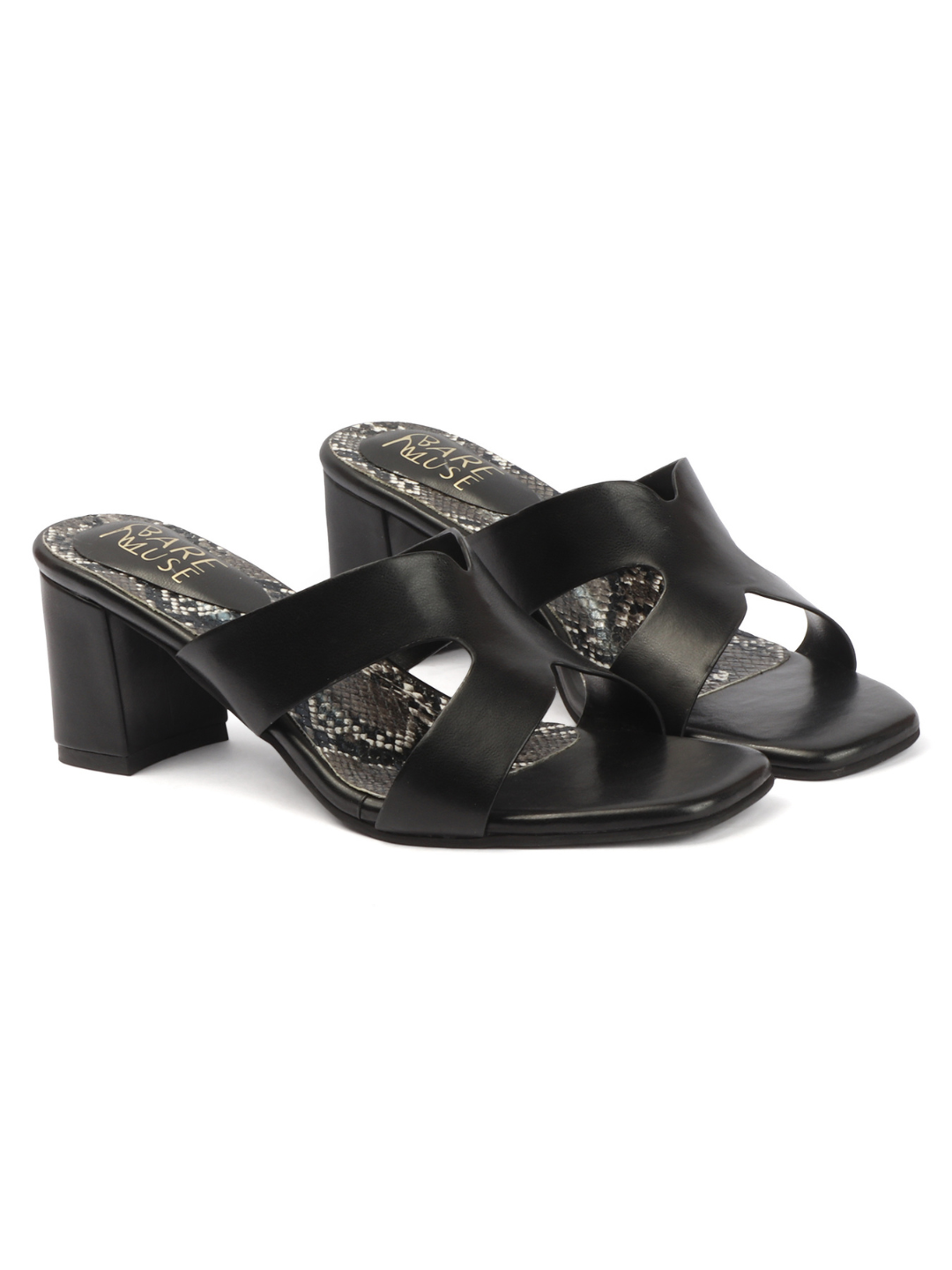 Snake Block Mule - Black