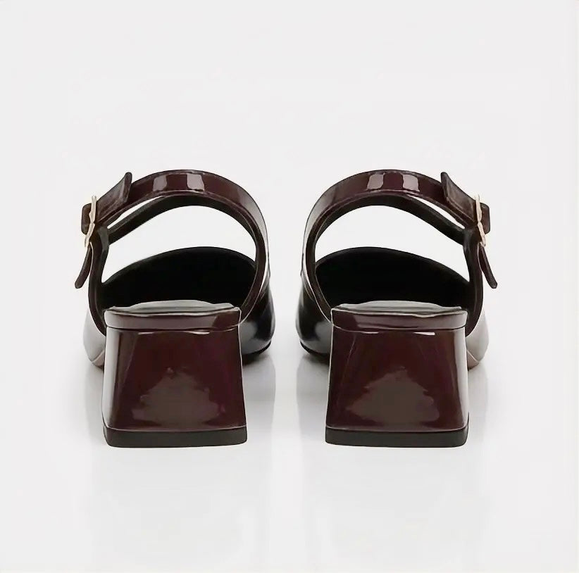 Classic Mary Janes - Burgundy