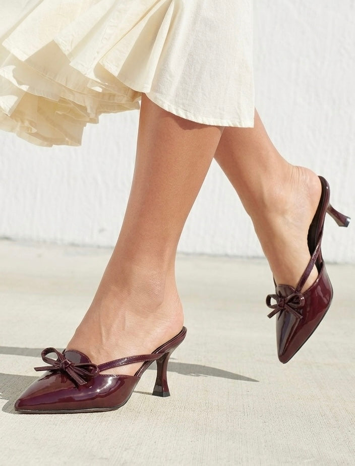 Bow Down - Burgundy